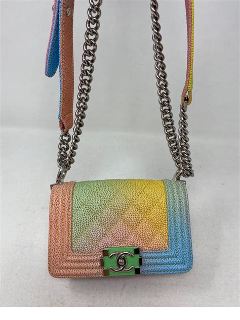 chanel rainbow cuba boy|Chanel bag review.